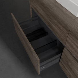 Тумба під раковину Villeroy & Boch Collaro 140х50 см із підсвічуванням ДСП кам'яний дуб C074B0RK