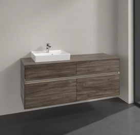 Тумба під раковину Villeroy & Boch Collaro 140х50 см із підсвічуванням ДСП кам'яний дуб C074B0RK