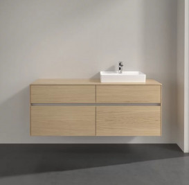 Тумба под раковину Villeroy & Boch Collaro 140х50 см с подсветкой ДСП северный дуб C075B0VJ