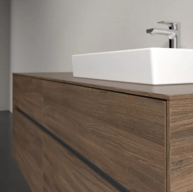 Тумба под раковину Villeroy & Boch Collaro 140х50 см с подсветкой ДСП дуб аризона C075B0VH