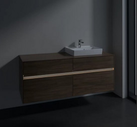 Тумба под раковину Villeroy & Boch Collaro 140х50 см с подсветкой ДСП дуб аризона C075B0VH