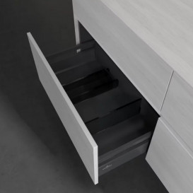 Тумба під раковину Villeroy & Boch Collaro 140х50 см із підсвічуванням ДСП біле дерево C075B0E8