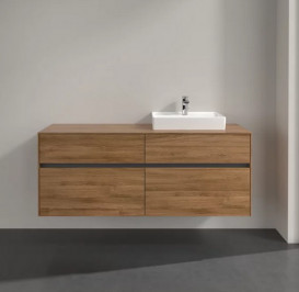 Тумба під раковину Villeroy & Boch Collaro 140х50 см із підсвічуванням ДСП дуб канзас C075B0RH