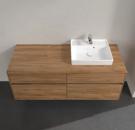 Тумба під раковину Villeroy & Boch Collaro 140х50 см із підсвічуванням ДСП дуб канзас C075B0RH