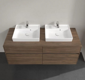 Тумба под раковину Villeroy & Boch Collaro 140х50 см с подсветкой ДСП дуб аризона C076B0VH