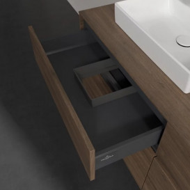 Тумба под раковину Villeroy & Boch Collaro 140х50 см с подсветкой ДСП дуб аризона C076B0VH