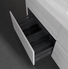 Тумба під раковину Villeroy & Boch Collaro 140х50 см із підсвічуванням ДСП біле дерево C076B0E8