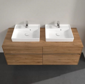 Тумба под раковину Villeroy & Boch Collaro 140х50 см с подсветкой ДСП дуб канзас C076B0RH