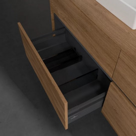 Тумба под раковину Villeroy & Boch Collaro 140х50 см с подсветкой ДСП дуб канзас C076B0RH