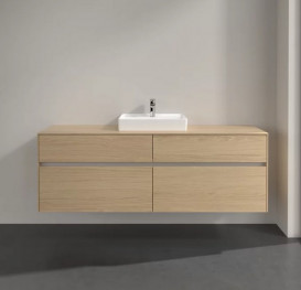 Тумба під раковину Villeroy & Boch Collaro 160х50 см із підсвічуванням ДСП північний дуб C077B0VJ