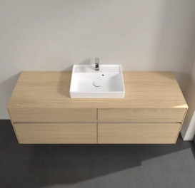 Тумба під раковину Villeroy & Boch Collaro 160х50 см із підсвічуванням ДСП північний дуб C077B0VJ