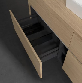 Тумба під раковину Villeroy & Boch Collaro 160х50 см із підсвічуванням ДСП північний дуб C077B0VJ