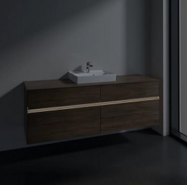 Тумба под раковину Villeroy & Boch Collaro 160х50 см с подсветкой ДСП дуб аризона C077B0VH