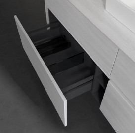 Тумба під раковину Villeroy & Boch Collaro 160х50 см із підсвічуванням ДСП біле дерево C077B0E8