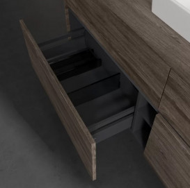 Тумба під раковину Villeroy & Boch Collaro 160х50 см із підсвічуванням ДСП кам'яний дуб C077B0RK