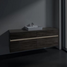Тумба під раковину Villeroy & Boch Collaro 160х50 см із підсвічуванням ДСП кам'яний дуб C077B0RK