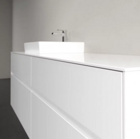 Тумба под раковину Villeroy & Boch Collaro 160х50 см с подсветкой МДФ глянцевый белый C078B0DH