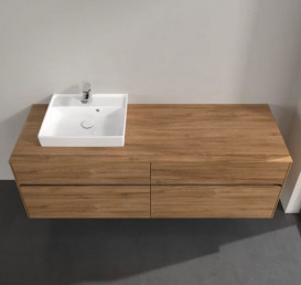 Тумба под раковину Villeroy & Boch Collaro 160х50 см с подсветкой ДСП дуб канзас C078B0RH