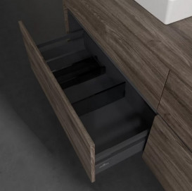 Тумба под раковину Villeroy & Boch Collaro 160х50 см с подсветкой ДСП каменный дуб C078B0RK