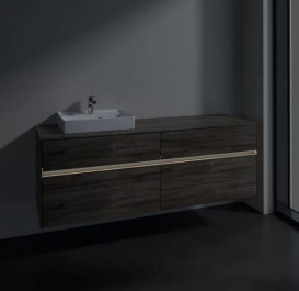 Тумба под раковину Villeroy & Boch Collaro 160х50 см с подсветкой ДСП каменный дуб C078B0RK