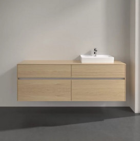 Тумба під раковину Villeroy & Boch Collaro 160х50 см із підсвічуванням ДСП північний дуб C079B0VJ