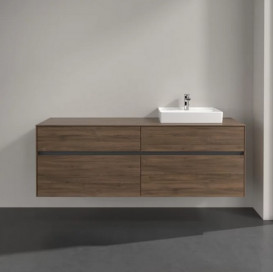 Тумба под раковину Villeroy & Boch Collaro 160х50 см с подсветкой ДСП дуб аризона C079B0VH