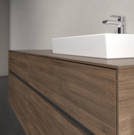 Тумба под раковину Villeroy & Boch Collaro 160х50 см с подсветкой ДСП дуб аризона C079B0VH