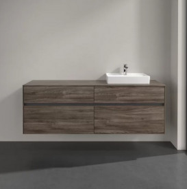 Тумба під раковину Villeroy & Boch Collaro 160х50 см із підсвічуванням ДСП кам'яний дуб C079B0RK