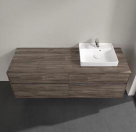 Тумба під раковину Villeroy & Boch Collaro 160х50 см із підсвічуванням ДСП кам'яний дуб C079B0RK