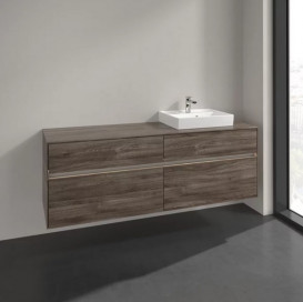 Тумба під раковину Villeroy & Boch Collaro 160х50 см із підсвічуванням ДСП кам'яний дуб C079B0RK