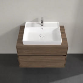 Тумба под раковину Villeroy & Boch Collaro 80х50 см с подсветкой ДСП дуб аризона C080B0VH