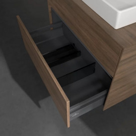 Тумба под раковину Villeroy & Boch Collaro 80х50 см с подсветкой ДСП дуб аризона C080B0VH