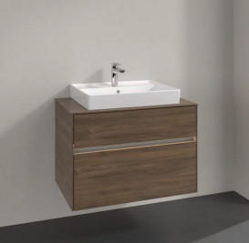 Тумба под раковину Villeroy & Boch Collaro 80х50 см с подсветкой ДСП дуб аризона C080B0VH