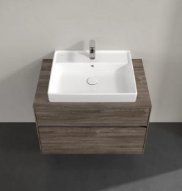 Тумба під раковину Villeroy & Boch Collaro 80х50 см із підсвічуванням ДСП кам'яний дуб C080B0RK