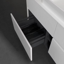 Тумба под раковину Villeroy & Boch Collaro 120х50 см с подсветкой МДФ глянцевый белый C081B0DH