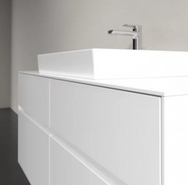 Тумба под раковину Villeroy & Boch Collaro 120х50 см с подсветкой ДСП матовый белый C081B0MS