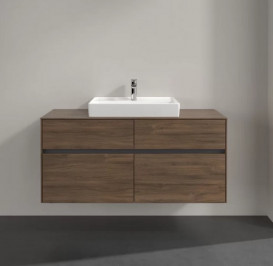 Тумба под раковину Villeroy & Boch Collaro 120х50 см с подсветкой ДСП дуб аризона C081B0VH