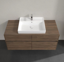 Тумба под раковину Villeroy & Boch Collaro 120х50 см с подсветкой ДСП дуб аризона C081B0VH