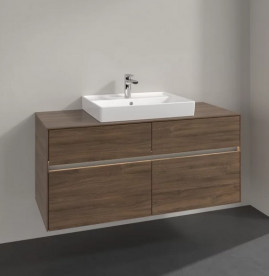 Тумба под раковину Villeroy & Boch Collaro 120х50 см с подсветкой ДСП дуб аризона C081B0VH