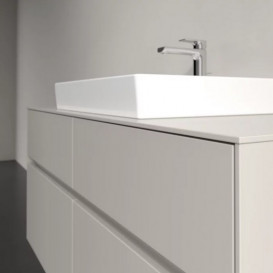 Тумба под раковину Villeroy & Boch Collaro 120х50 см с подсветкой ДСП мягкий серый C081B0VK