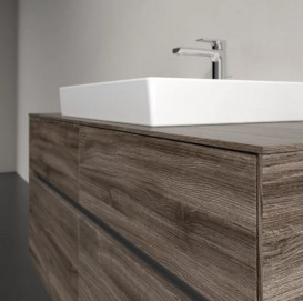 Тумба під раковину Villeroy & Boch Collaro 120х50 см із підсвічуванням ДСП кам'яний дуб C081B0RK