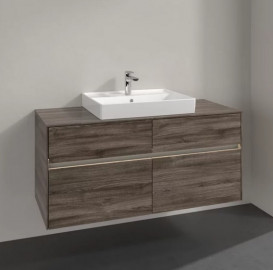 Тумба під раковину Villeroy & Boch Collaro 120х50 см із підсвічуванням ДСП кам'яний дуб C081B0RK