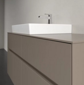 Тумба під раковину Villeroy & Boch Collaro 120х50 см із підсвічуванням ДСП трюфель сірий C082B0VG