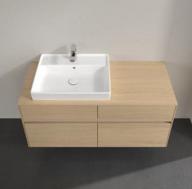 Тумба под раковину Villeroy & Boch Collaro 120х50 см с подсветкой ДСП северный дуб C082B0VJ