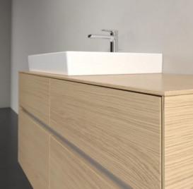 Тумба под раковину Villeroy & Boch Collaro 120х50 см с подсветкой ДСП северный дуб C082B0VJ