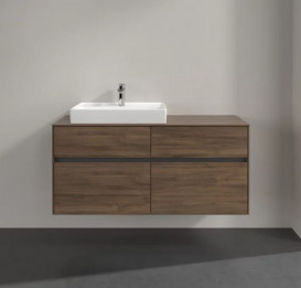 Тумба под раковину Villeroy & Boch Collaro 120х50 см с подсветкой ДСП дуб аризона C082B0VH