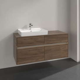 Тумба под раковину Villeroy & Boch Collaro 120х50 см с подсветкой ДСП дуб аризона C082B0VH