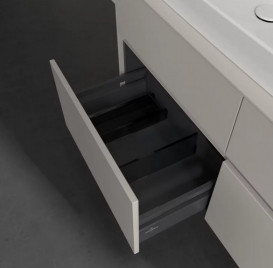 Тумба под раковину Villeroy & Boch Collaro 120х50 см с подсветкой ДСП мягкий серый C082B0VK