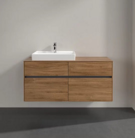 Тумба под раковину Villeroy & Boch Collaro 120х50 см с подсветкой ДСП дуб канзас C082B0RH