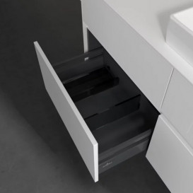 Тумба під раковину Villeroy & Boch Collaro 120х50 см з підсвічуванням МДФ глянсовий білий C083B0DH